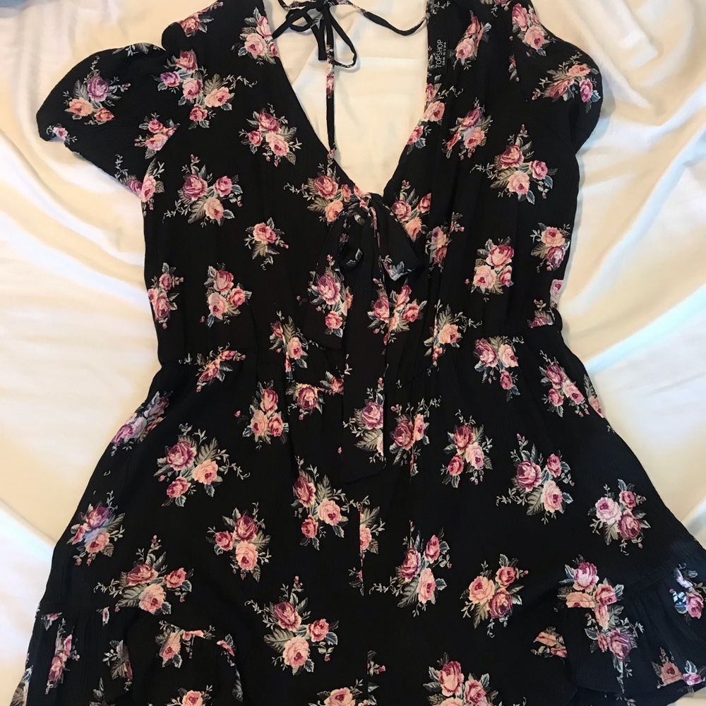 TOPSHOP Floral Romper